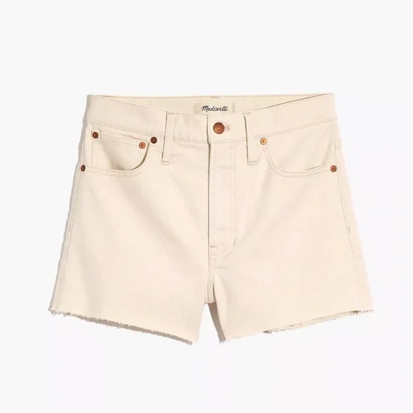Madewell Perfect Jean Short in Vintage Canvas Wash - Picture 2 of 2